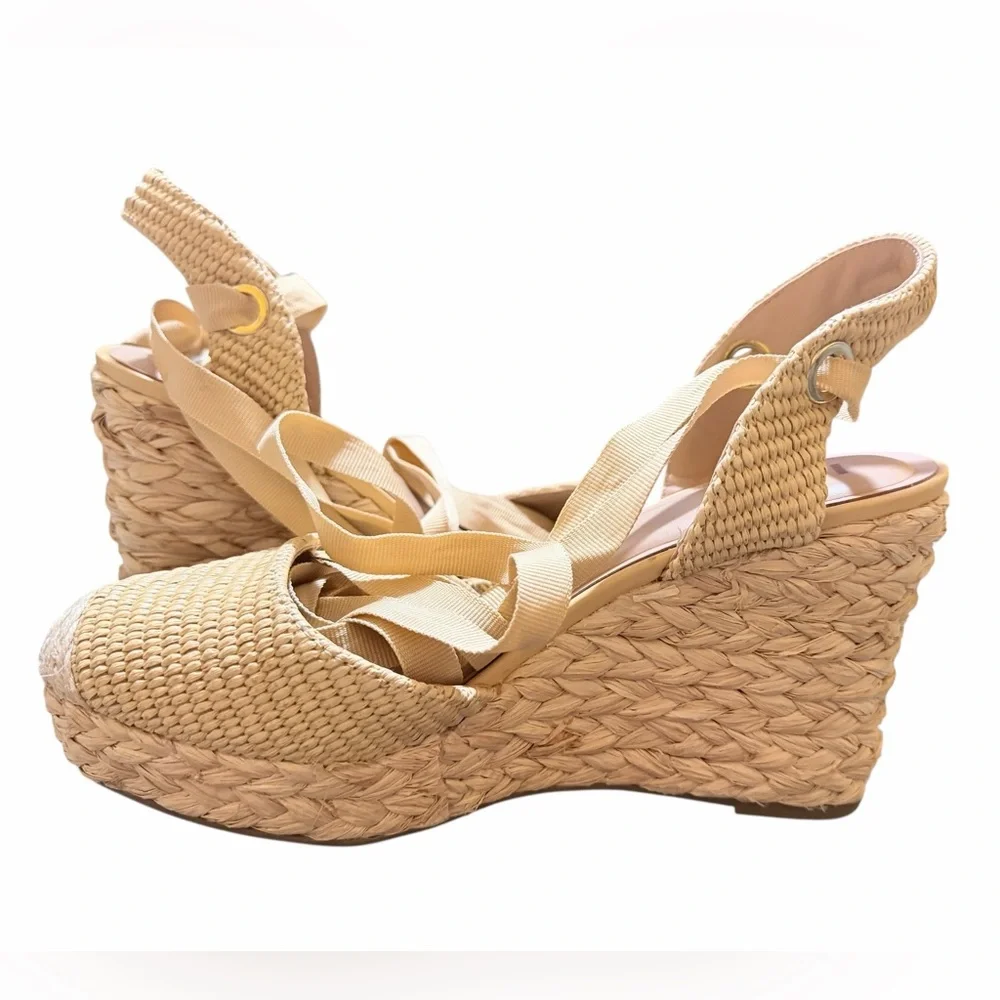 🌼💚NIB INC International Concepts Women's Beige Espadrille Wedges